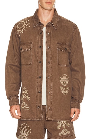 Agua Bendita Ethan Shirt in Brown