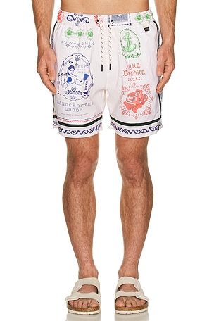 Agua Bendita Joe Trunks in Cream