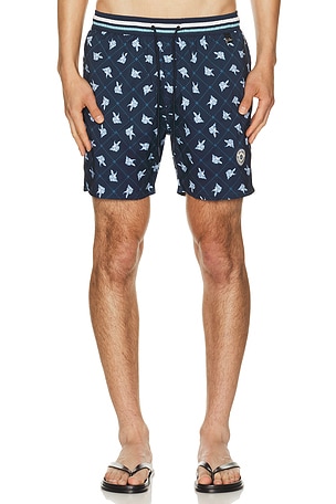 Agua Bendita Joe Trunks in Navy