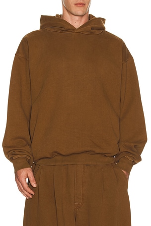 Art Community Staple Hoodie in Brown