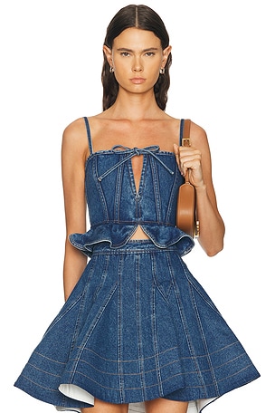 AKNVAS Carmi Top in Blue