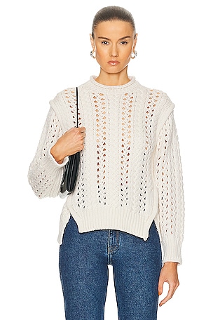Stella McCartney Airy Texture Sweater in Natural | FWRD