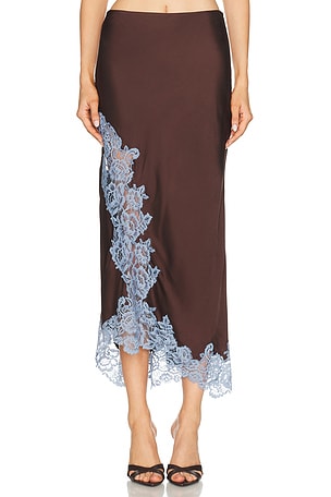 A.L.C. Olivia Skirt in Chocolate