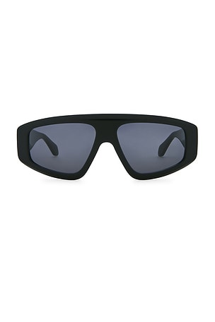 ALAÏA Shield Sunglasses in Black