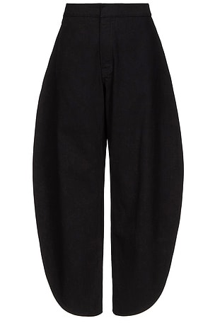 ALAÏA ALAΪA Petal Horseshoe Leg in Black