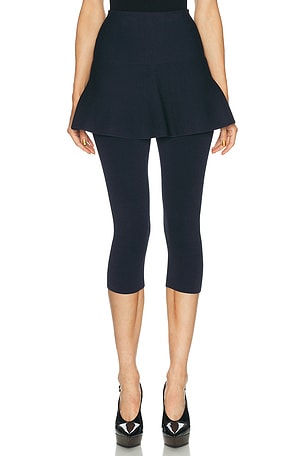 ALAÏA ALAΪA Skirt Legging in Navy
