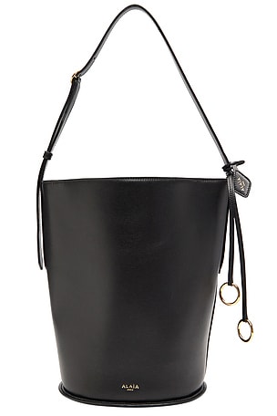 ALAÏA ALAΪA Small Bucket Bag in Black
