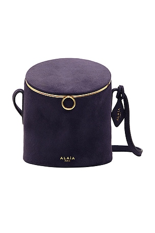 ALAÏA ALAΪA Small Bucket Bag in Purple