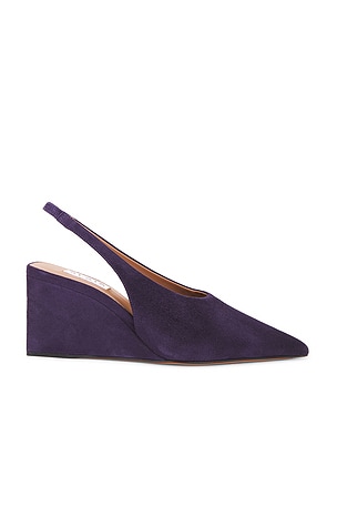 ALAÏA Slingbacks Wedge in Purple