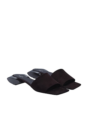 ALAÏA Ellipse Mule in Brown