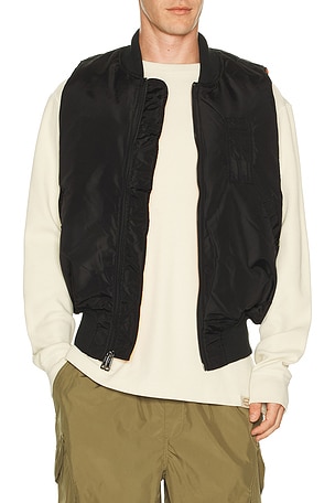ALPHA INDUSTRIES MA-1 Vest in Black