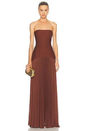 Alexis Sunniva Dress in Brown