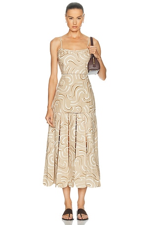 Alexis Bellisse Dress in Beige
