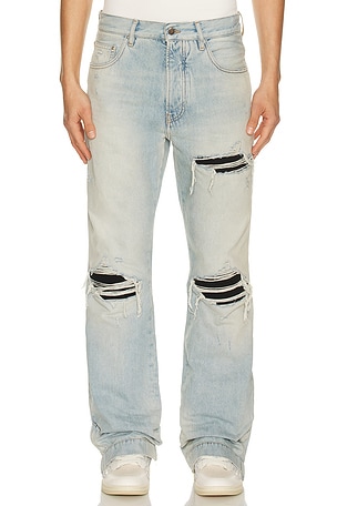 Amiri MX1 Straight Flare Jean in Blue