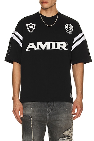 Amiri Sport Oversized Tee in Black