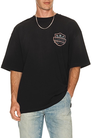 Amiri Am Dream Crystal Tee in Black