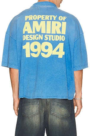Amiri 1994 Jrs Camp Shirt in Blue