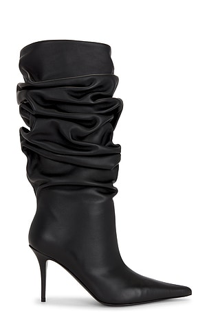 AMINA MUADDI Anok 105 Latex Bootie in Black