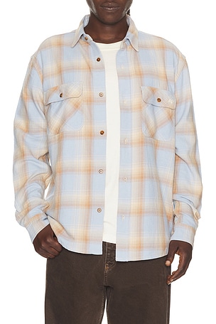 Austin Post Frontier Work Shirt in Blue