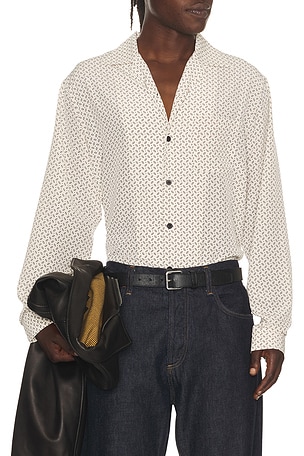 Austin Post Sundown Shirt in Ivory