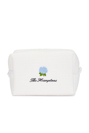 Abbode The Hamptons Waffle Pouch in White