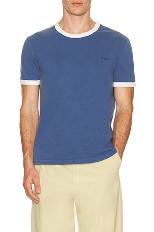 A.P.C. Contrast T-Shirt in Blue