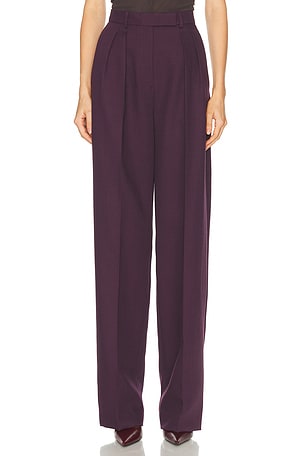 Alex Perry Tapered Trouser in Purple