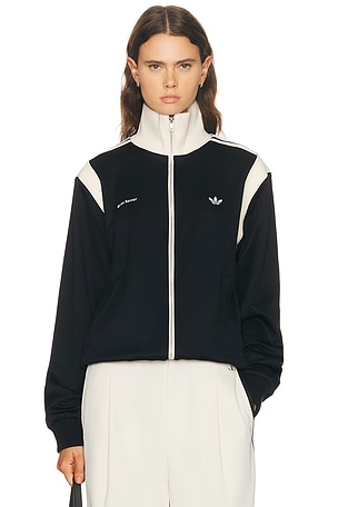 adidas by Wales Bonner Twill Full Zip Track Top in Navy