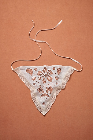All That Remains for FWRD Cara Lace Head Scarf in White