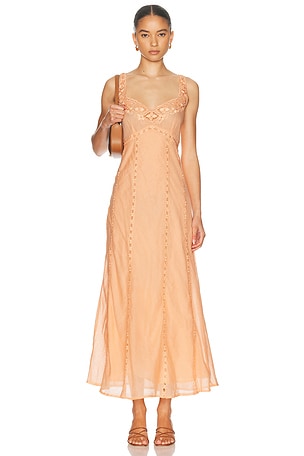 All That Remains Sophie Dress in Peach