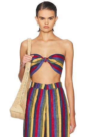 All That Remains Zoe Twist Top in Blue