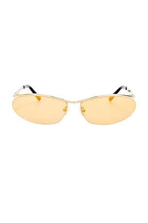 THE ATTICO Charlotte Sunglasses in Metallic Gold