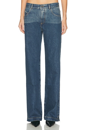 THE ATTICO Washed Straight Leg in Blue