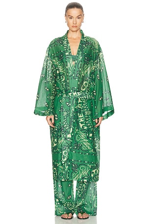 THE ATTICO Kimono in Green