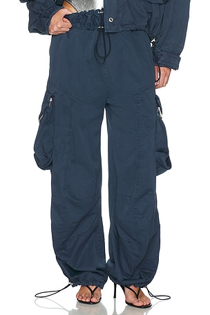 THE ATTICO Utility Balloon Pant in Navy