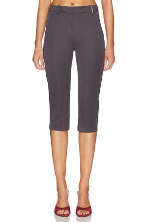 THE ATTICO Capri Pant in Purple