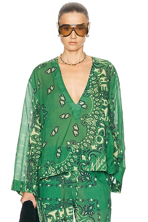 THE ATTICO Top in Green