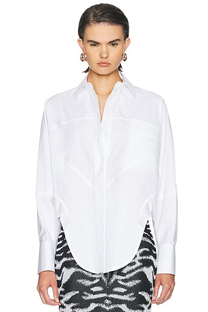 THE ATTICO Oversized Shirt in White