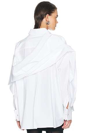 THE ATTICO Oversized Shirt in White