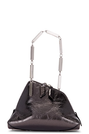 THE ATTICO La Scala Clutch in Grey