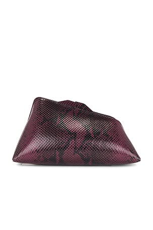 THE ATTICO 8.30 PM Clutch in Burgundy
