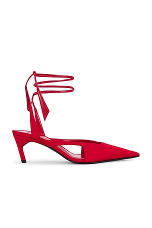 THE ATTICO Diane 55mm Slingback Heel in Red