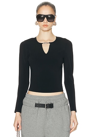 Alexander Wang Necklace Top in Black