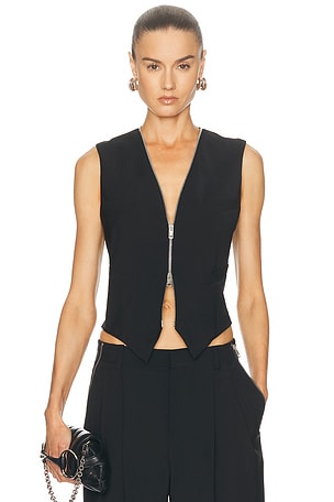 Alexander Wang Tailored Vest in Black