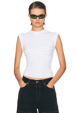 LPA Roselle Corset Top in Ivory | FWRD