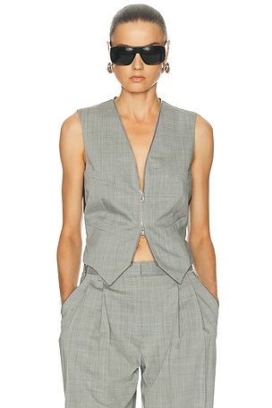 Alexander Wang Tailored Vest in Grey