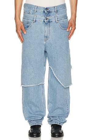 AWGE Double Layer Denim in Blue