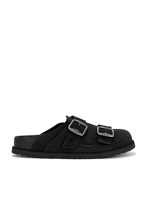 Birkenstock 1774 222 West Suede Exq 1774 Mule in Black
