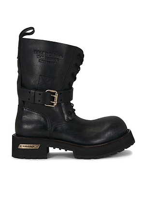 Balenciaga Venom Bootie Laceup in Black