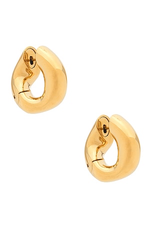 Balenciaga Eisa XS Earrings in Metallic Gold